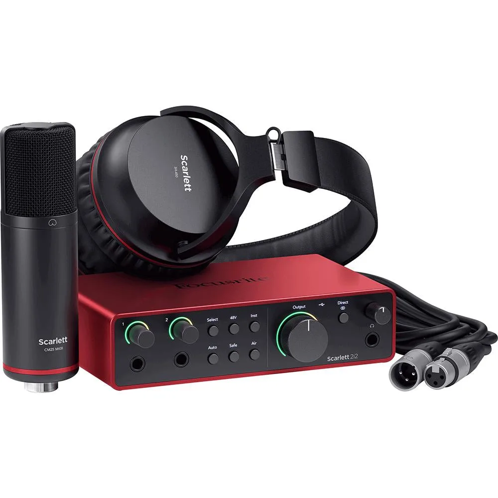 How to Set Up a Home Recording Studio with Focusrite Scarlett 2i2