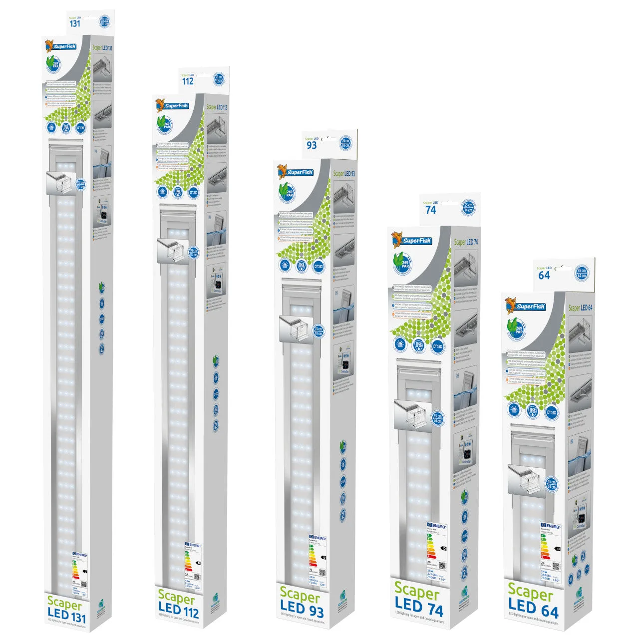 Éclairage LED pour aquariums plantés : Superfish vs Aquael