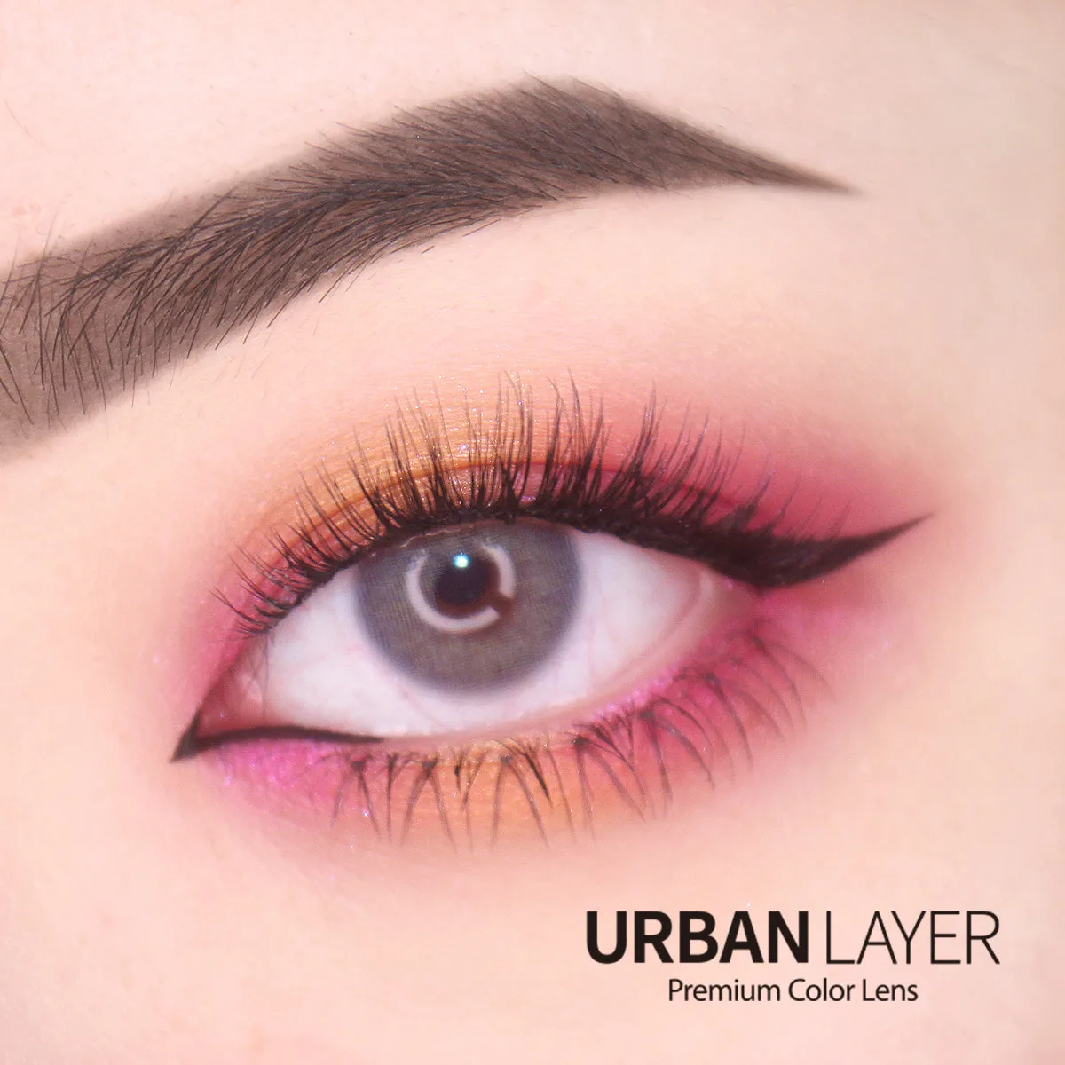 Cómo elegir lentillas de color para ojos marrones: Cloud Deep Gray