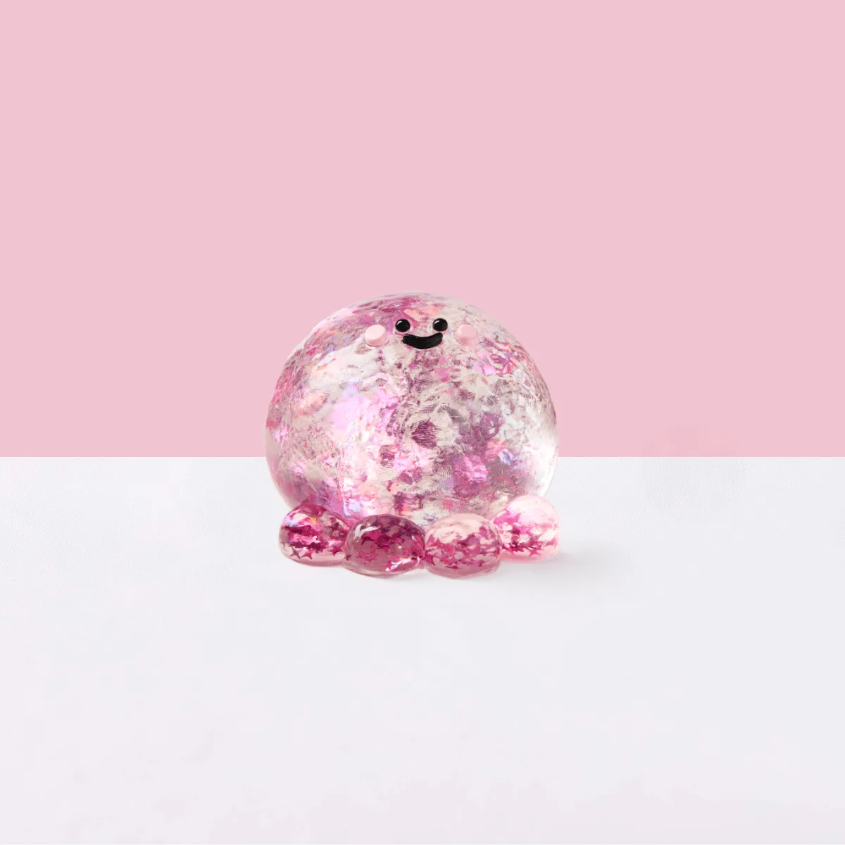 Blingbling Fuchsia Octopus Taba Squishy