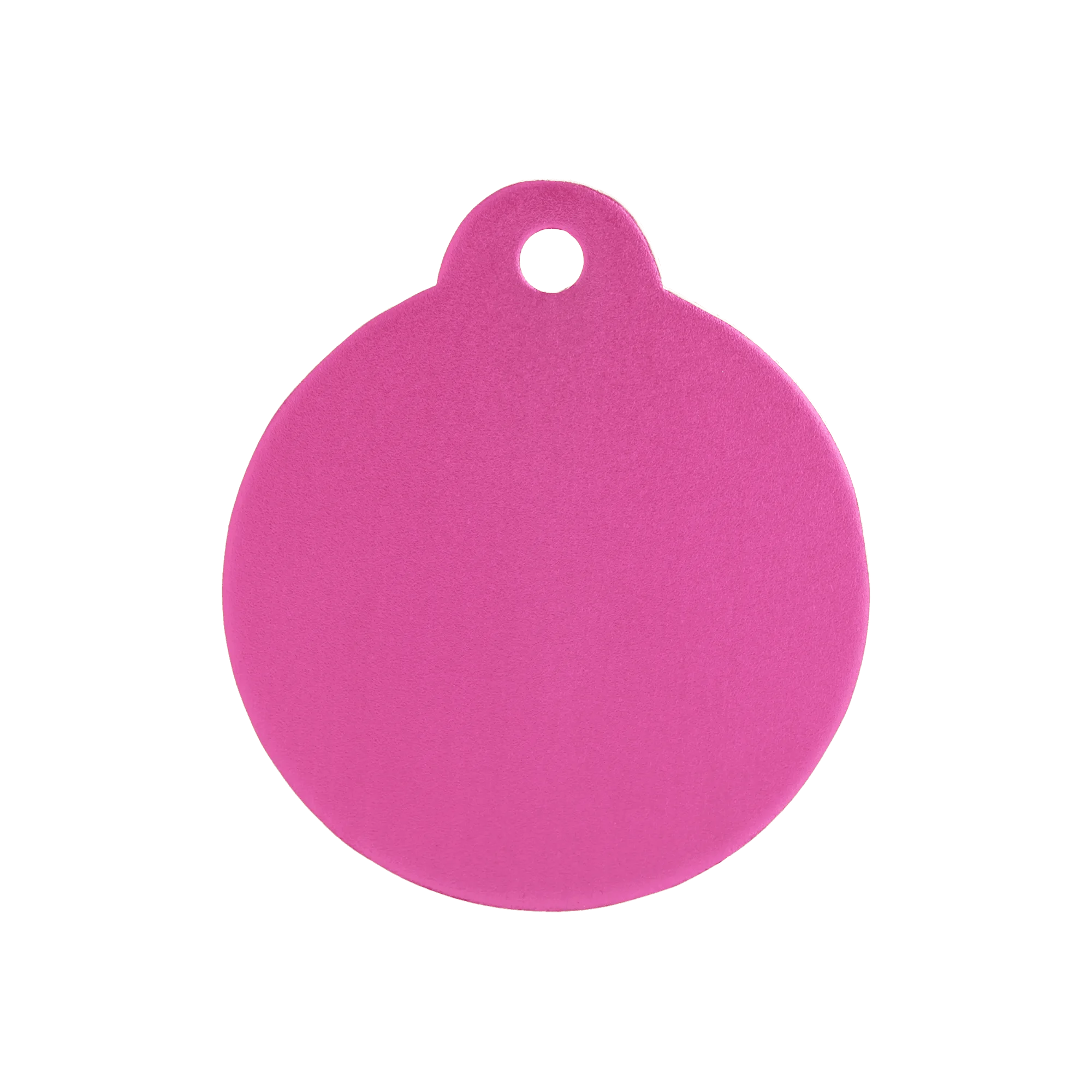 Aluminium Pink Disc Pet Tag