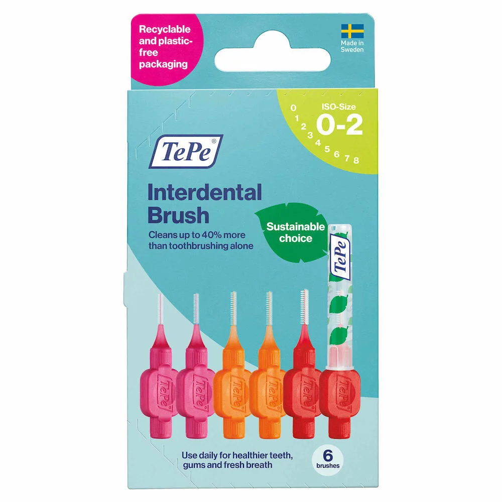 TePe® Mezizubní kartáčky Originální balení - mix (0-2)