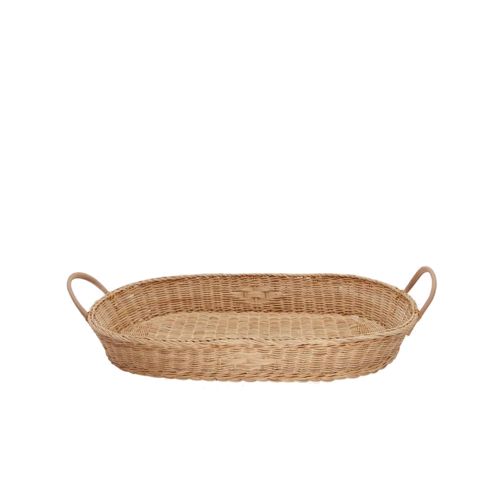 Bayu Rattan Changing Basket