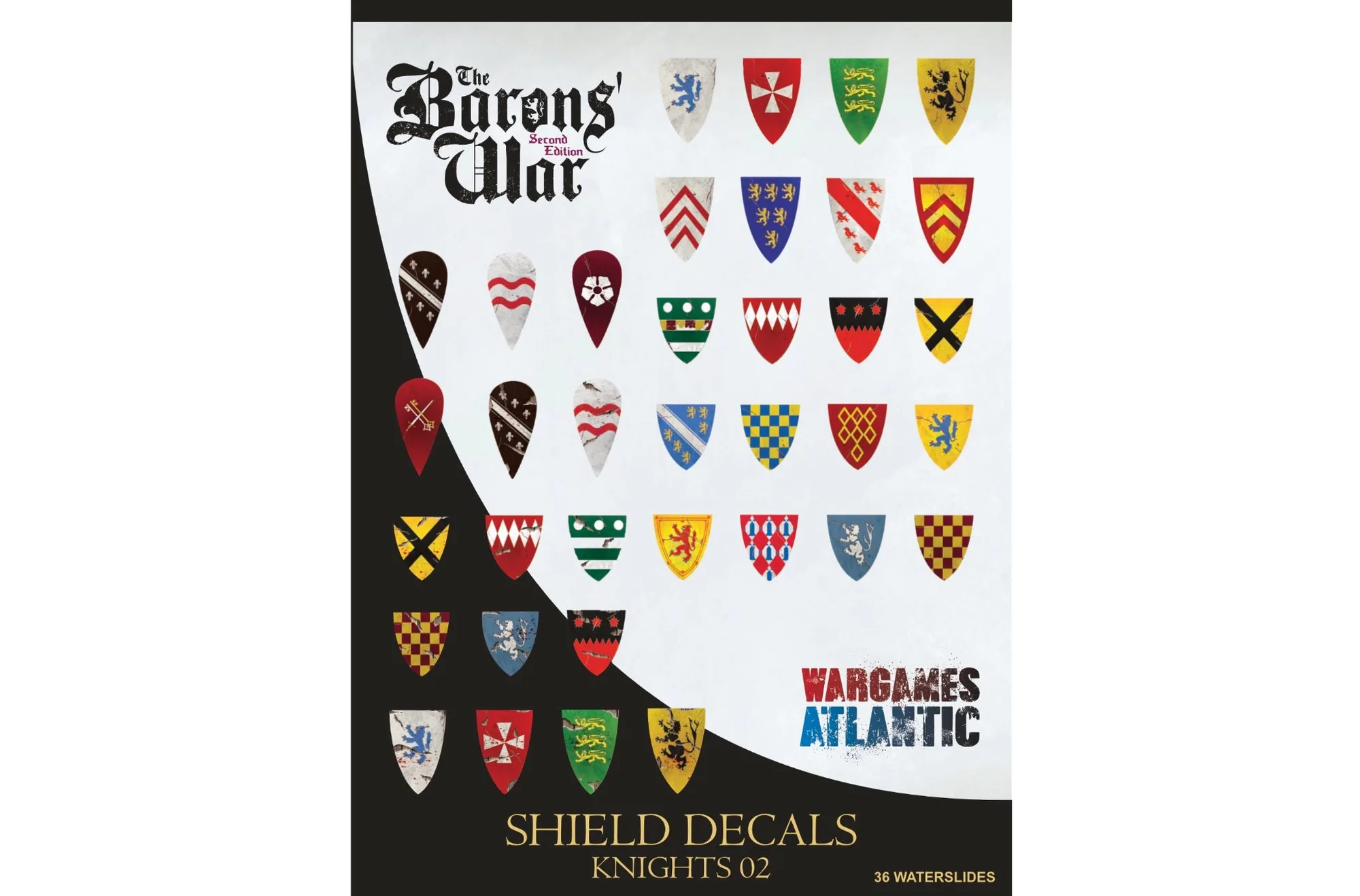 Applying Shield Decals to Medieval Miniatures