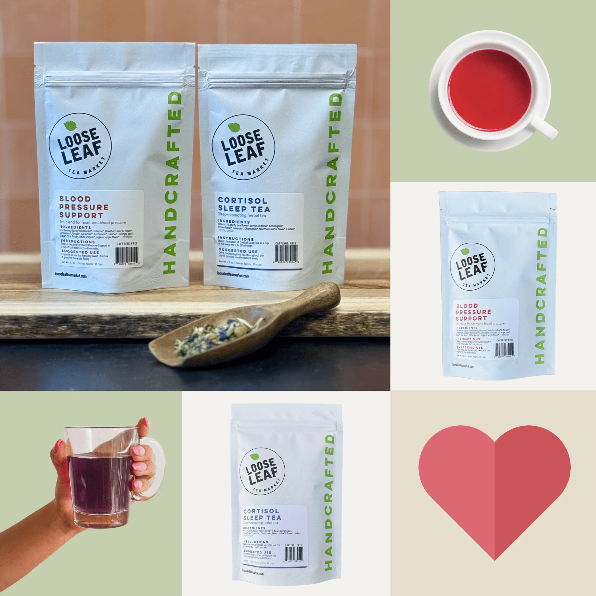 Cortisol Heart Tea Bundle