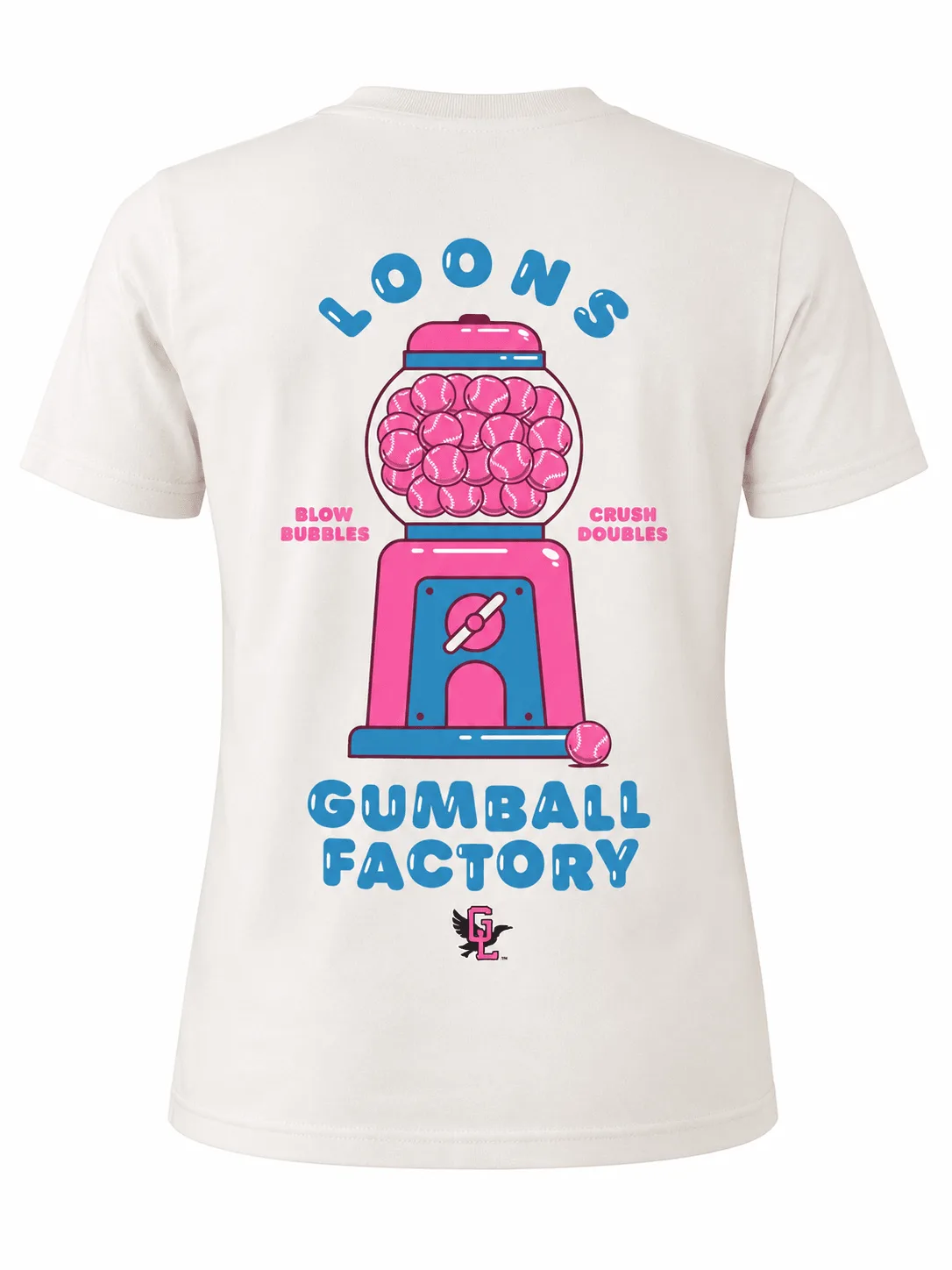 Great Lakes Loons Baseballism Gumball Factory T-shirt