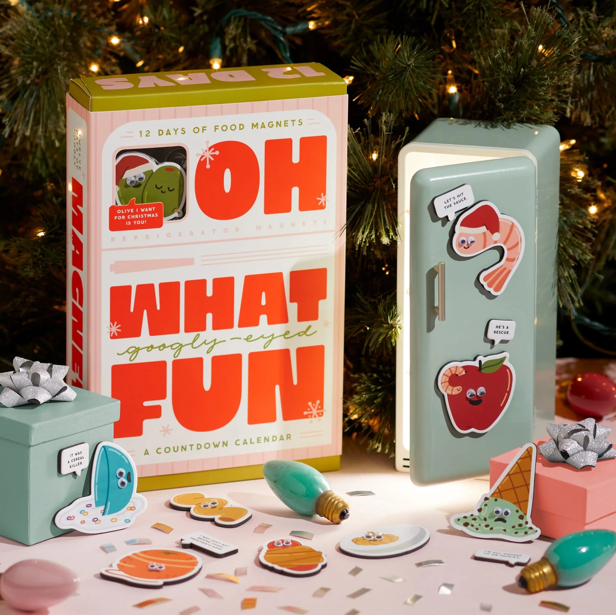Oh What Googly-Eyed Fun Magnet Countdown Calendar