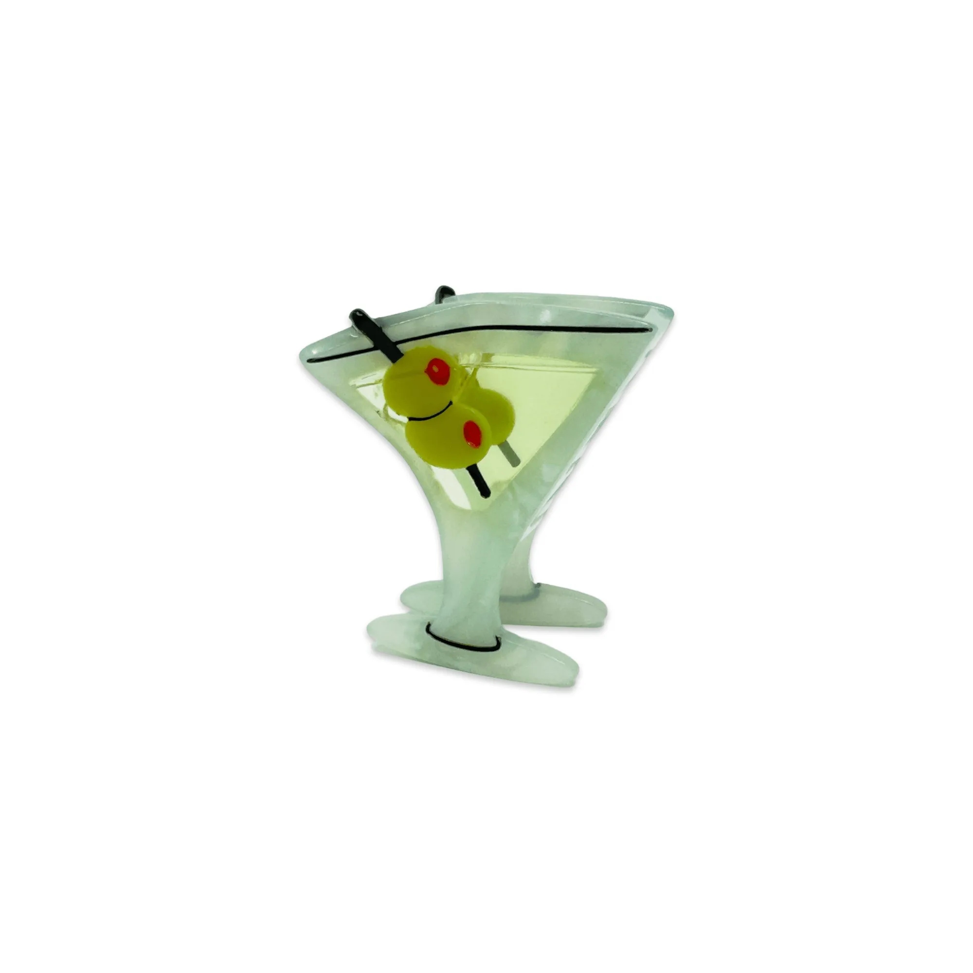 Mini gancho para cabelo Martini