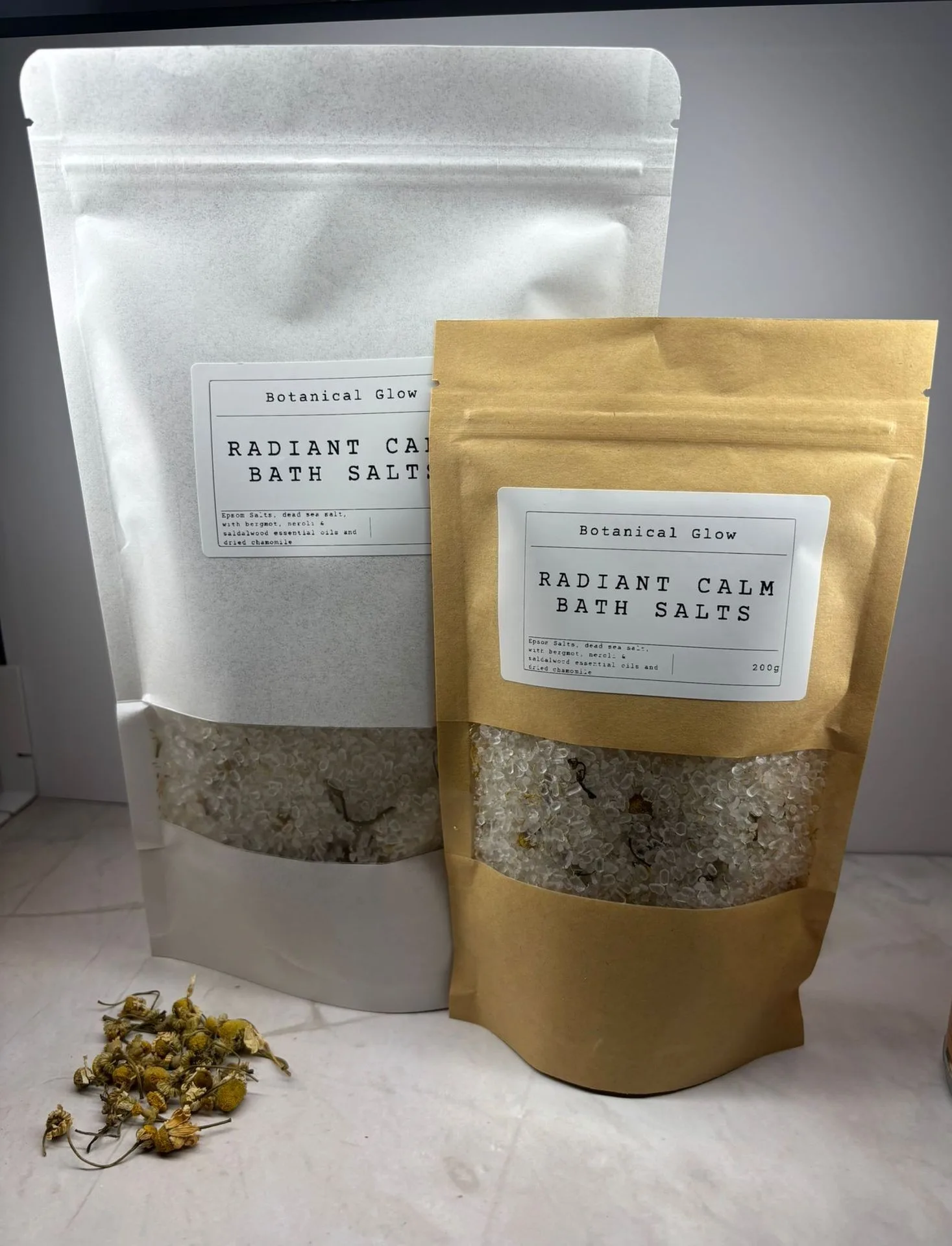 Radiant Calm Bath Salts - Botanical Glow