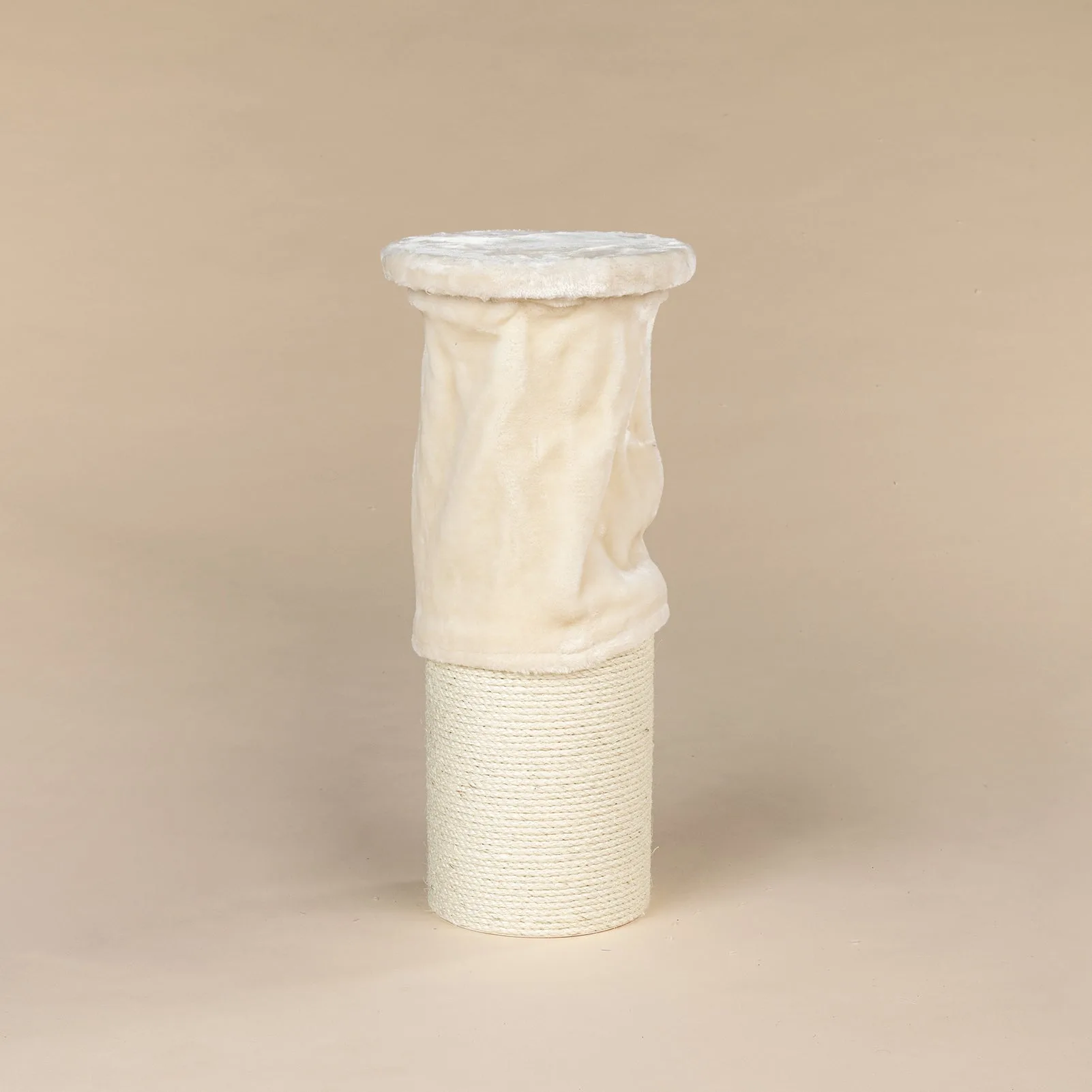 Floor-To-Ceiling Tensioner, 8 inch Sisal Poles (beige)