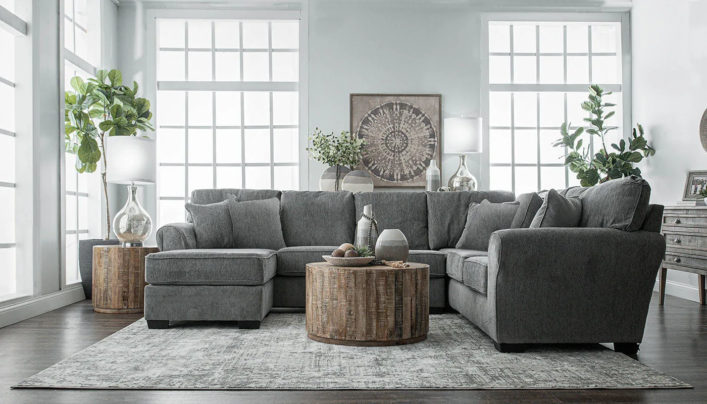 Sectional with Chaise and Wedge: Configuration and Fit Guide