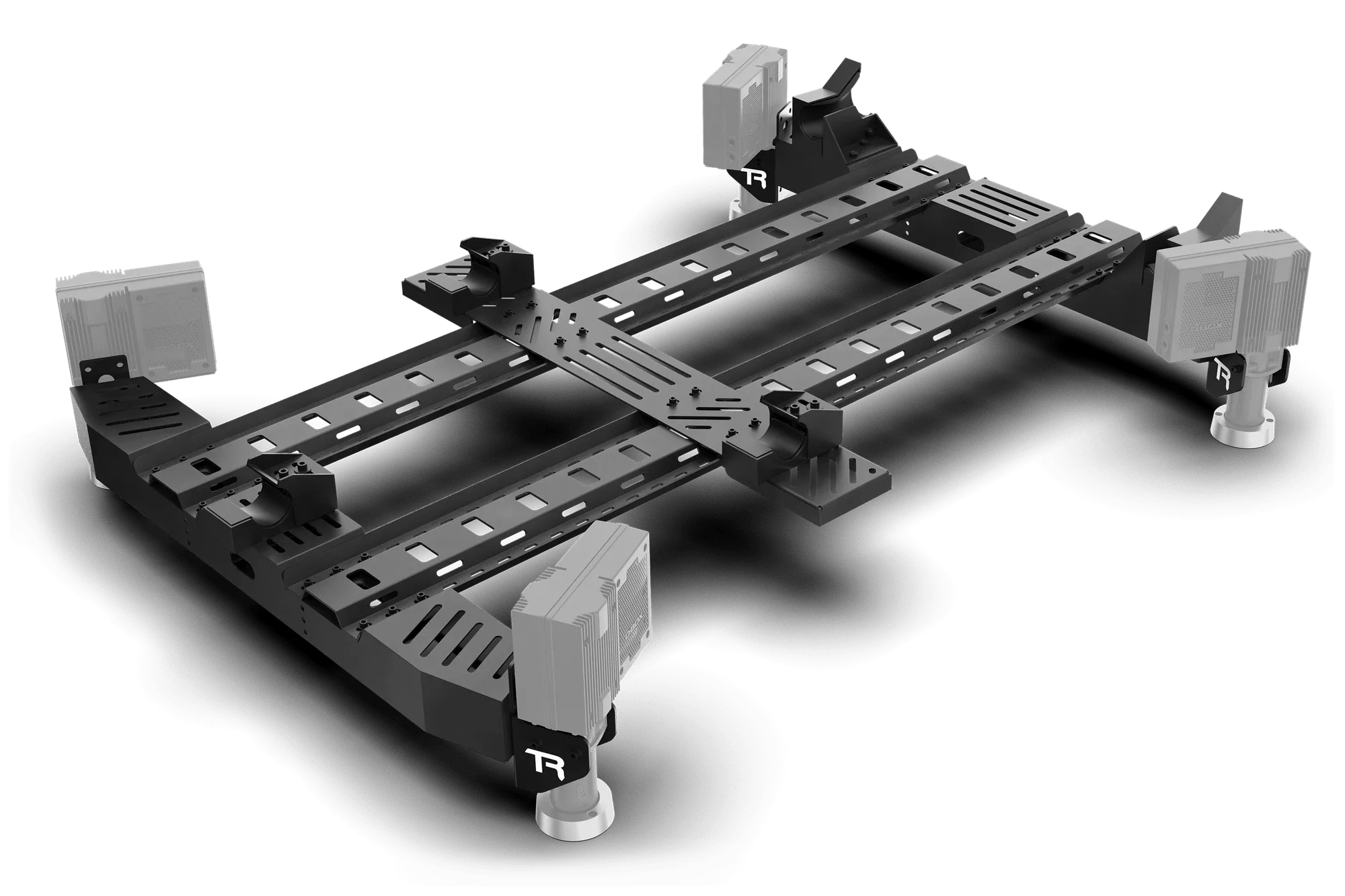 D-BOX bewegingsplatform instellen: gids voor 2 of 4 actuatoren