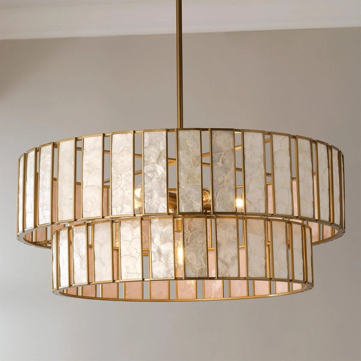 Zoetrope Tiered Chandelier - 6 Light