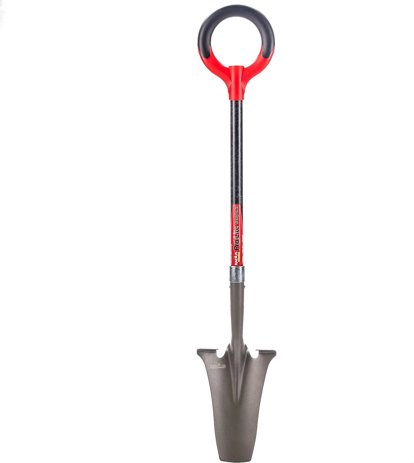 Radius Garden 25011 Pro-Lite Ergonomic Carbon Steel Transplanter, Red