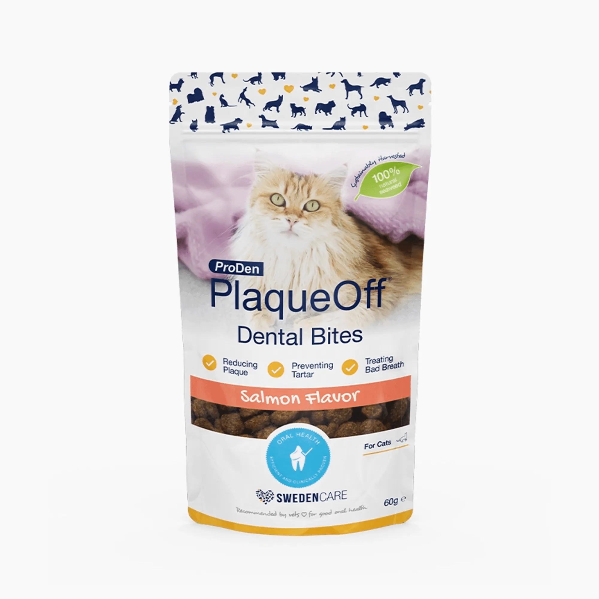 ProDen PlaqueOff® Dental Bites for Cats - Salmon