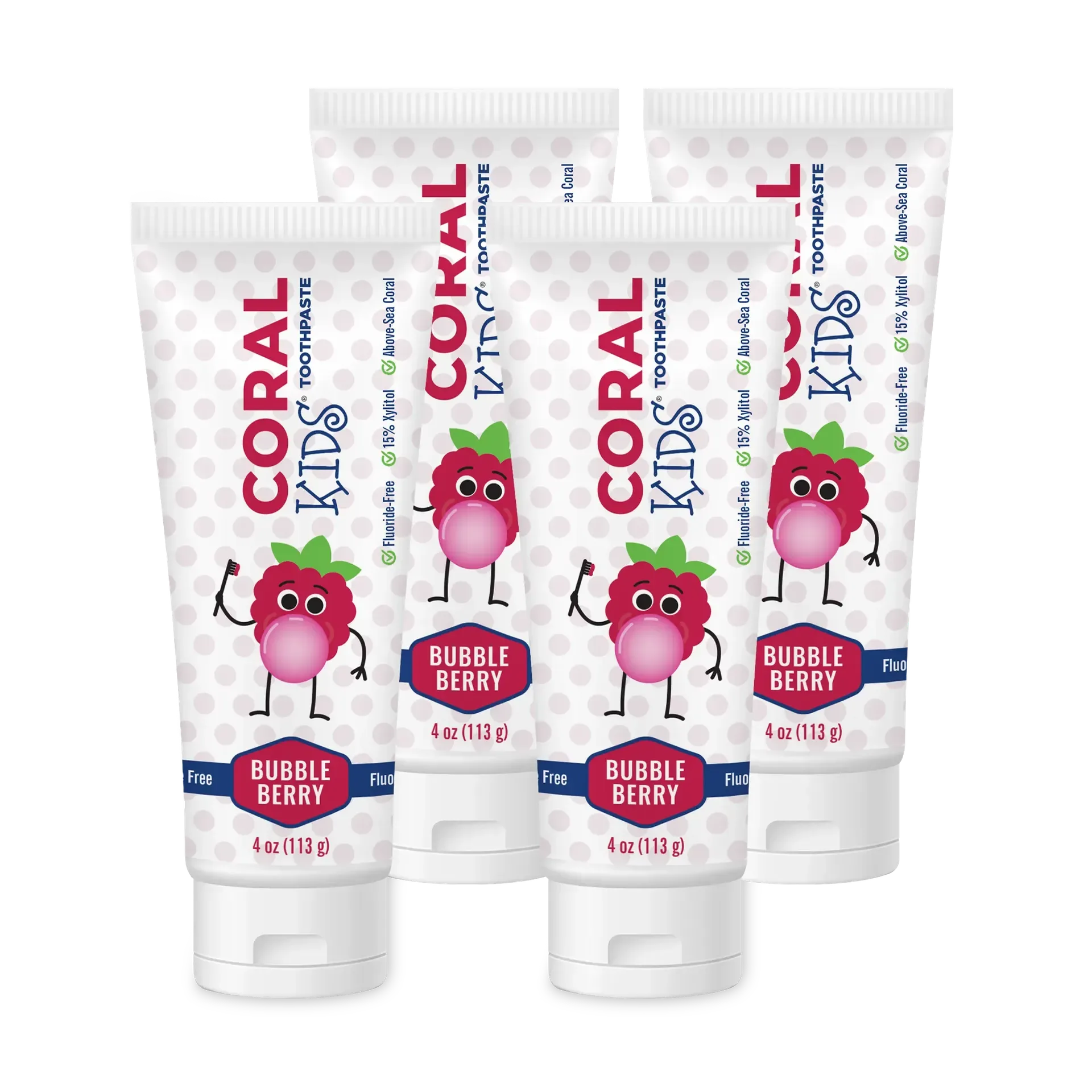 Kids Bubble Berry 4 Pack