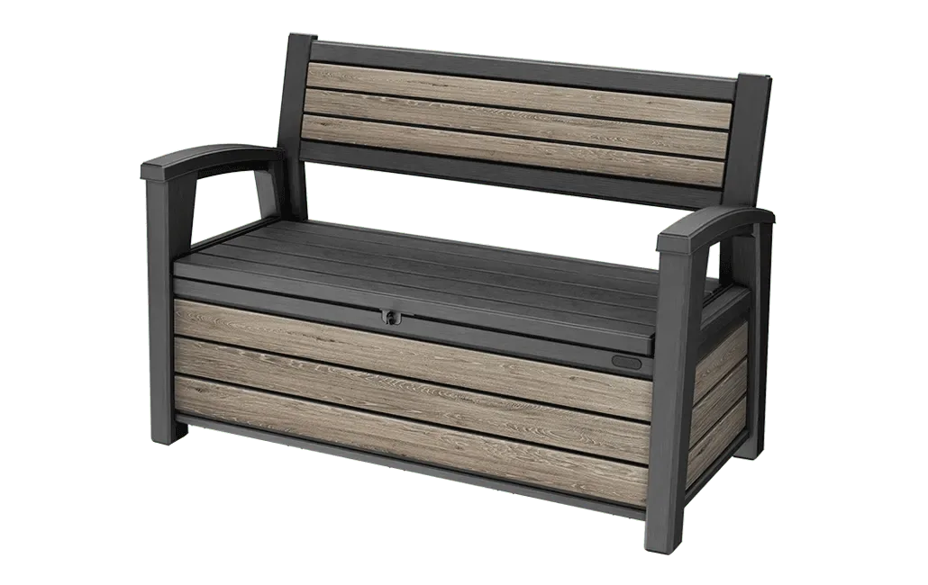 Signature 227L Storage Bench - Ashwood Brown