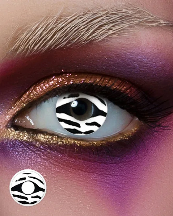 Zebra Cosplay Contacts: Unique Pattern for Events