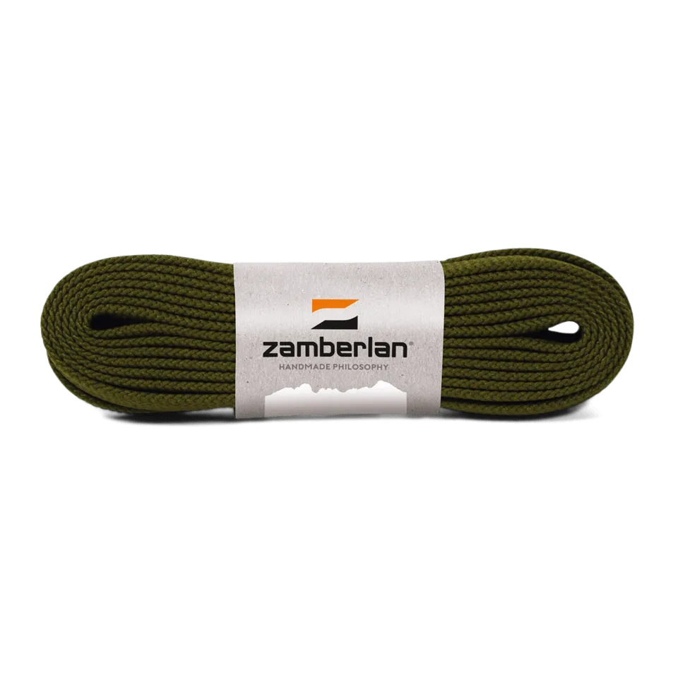 FLAT BOOT LACES - Dark Green