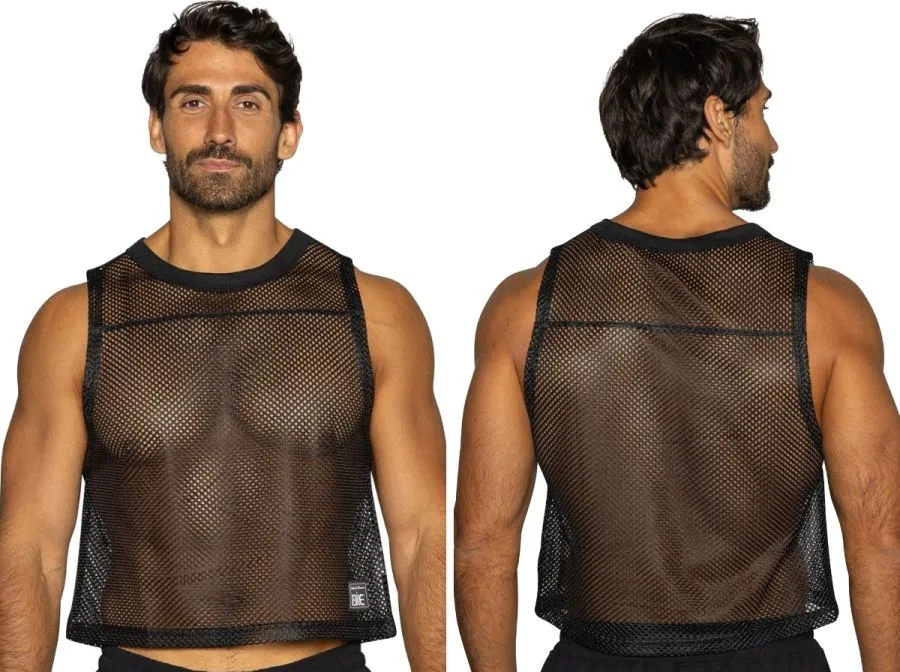 BIKE Athletic Men's activewear BAM135 Sleeveless Mesh Practice Jersey Color Color Black