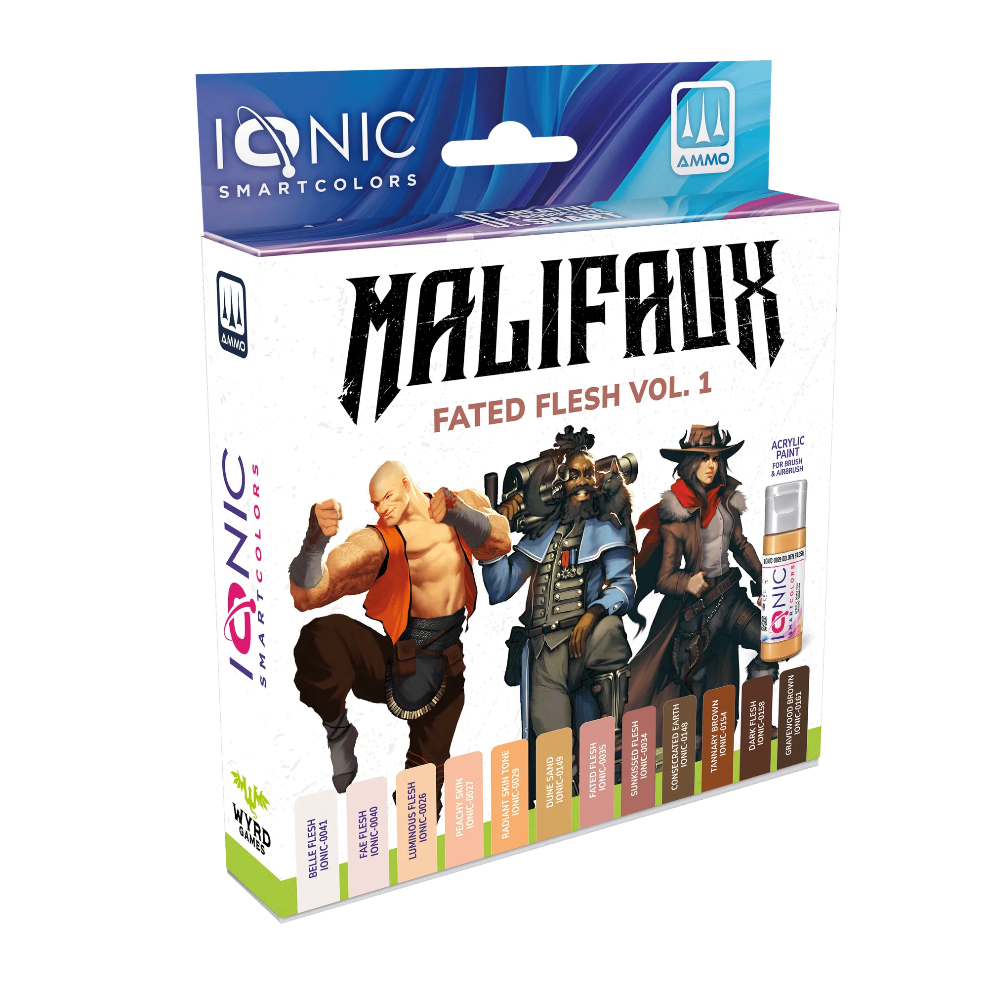 IONIC Malifaux: Fated Flesh Vol. 1 Paint Set