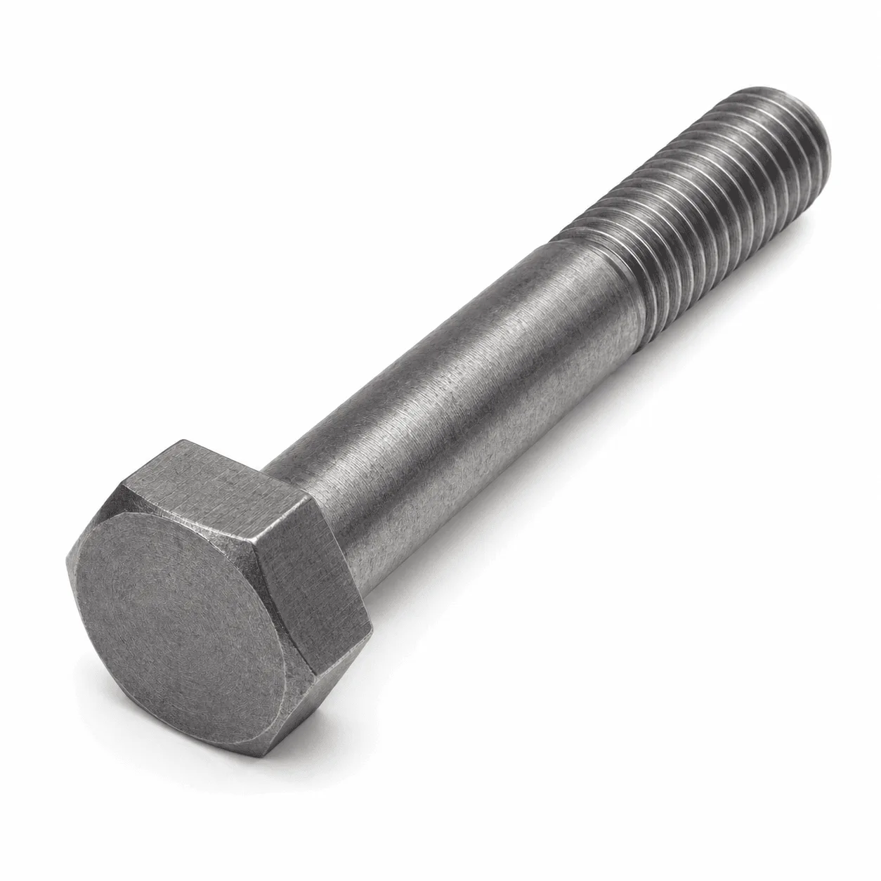 5/8-11 x 2-1/4 inch zware zeskantbouten | ASTM A193 B7 gelegeerd staal blank | gedeeltelijk schroefdraad (20 / verpakking)