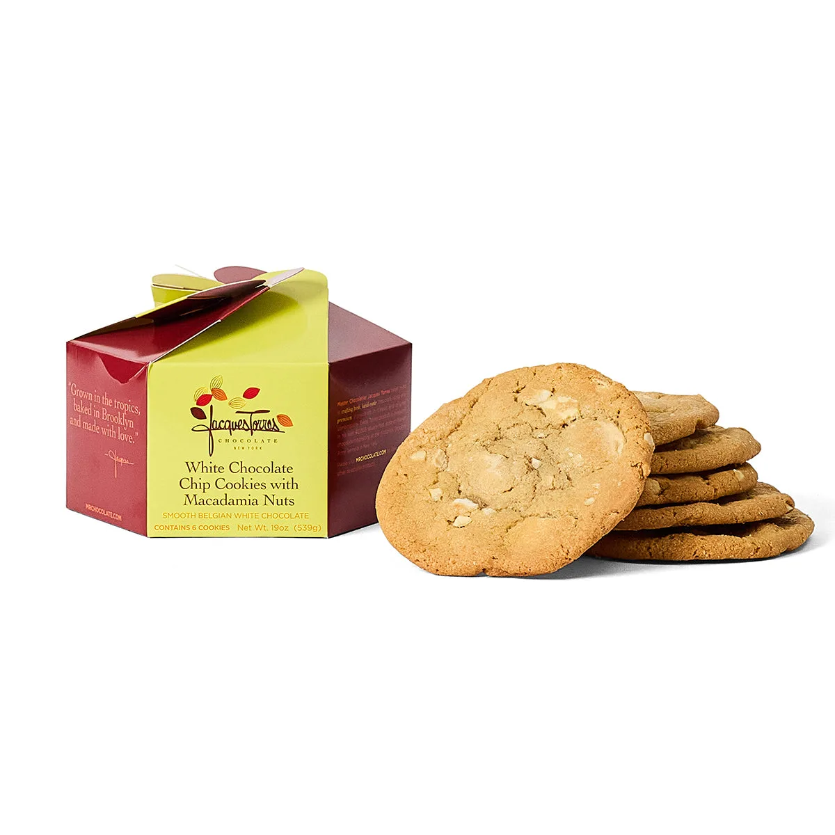 White Chocolate Chip Cookies with Macadamia Nuts
