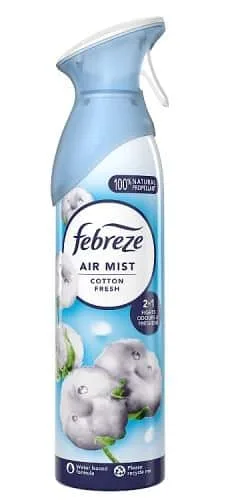 Febreze Air Mist – Cotton Fresh – 8x185ml