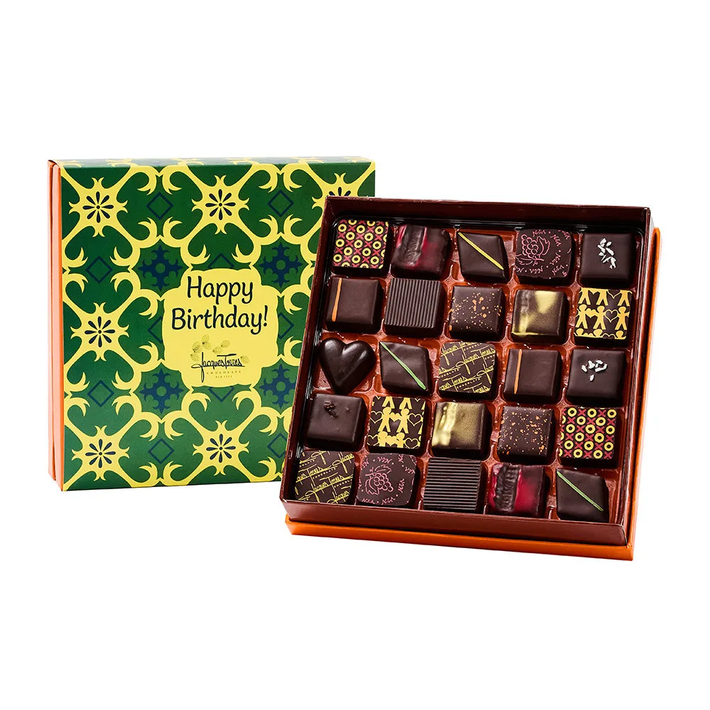 Melk- of pure chocolade-bonbons voor verjaardag? Zo kiest u