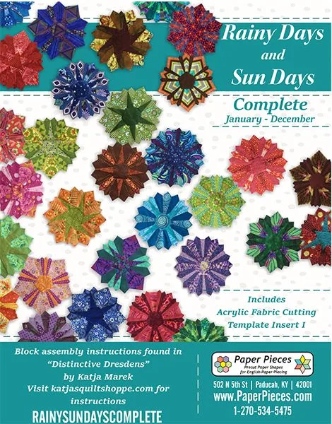 Rainy Days & Sunday's Quilt Along:EPP初學者指南