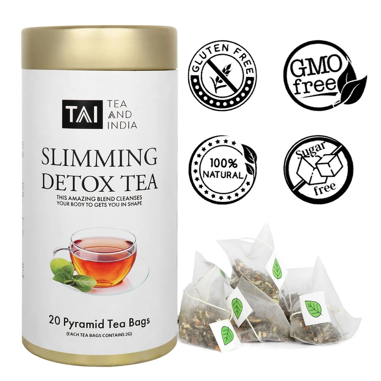 纖體排毒茶 – 20入環保PLA三角茶包