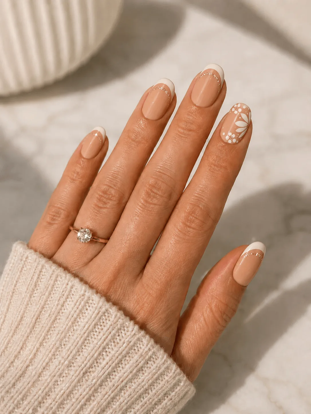 Gotti Press On Nails - #1P Petal Me Softly