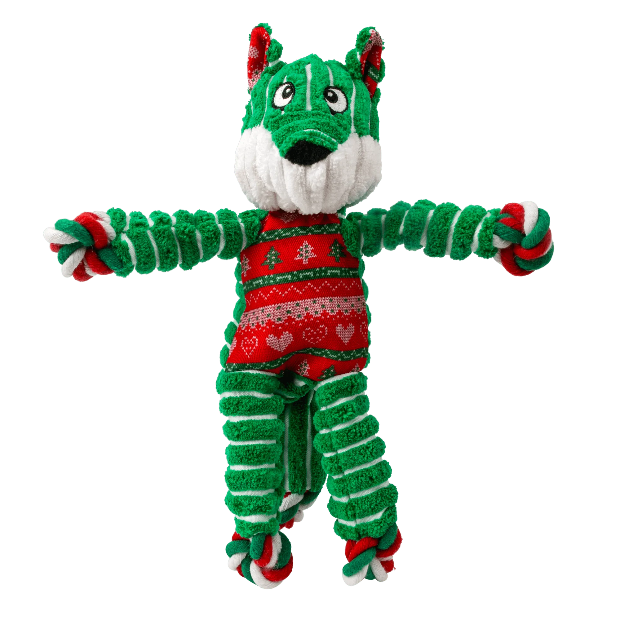 KONG Holiday Floppy Knots Fox Petite/Moyenne