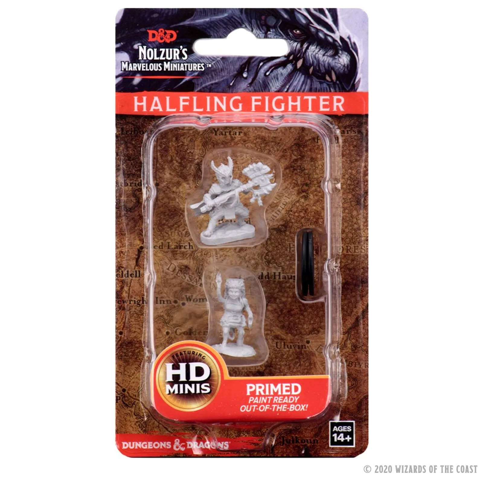 D&D Nolzur's Marvelous Miniatures: Female Halfling Fighter