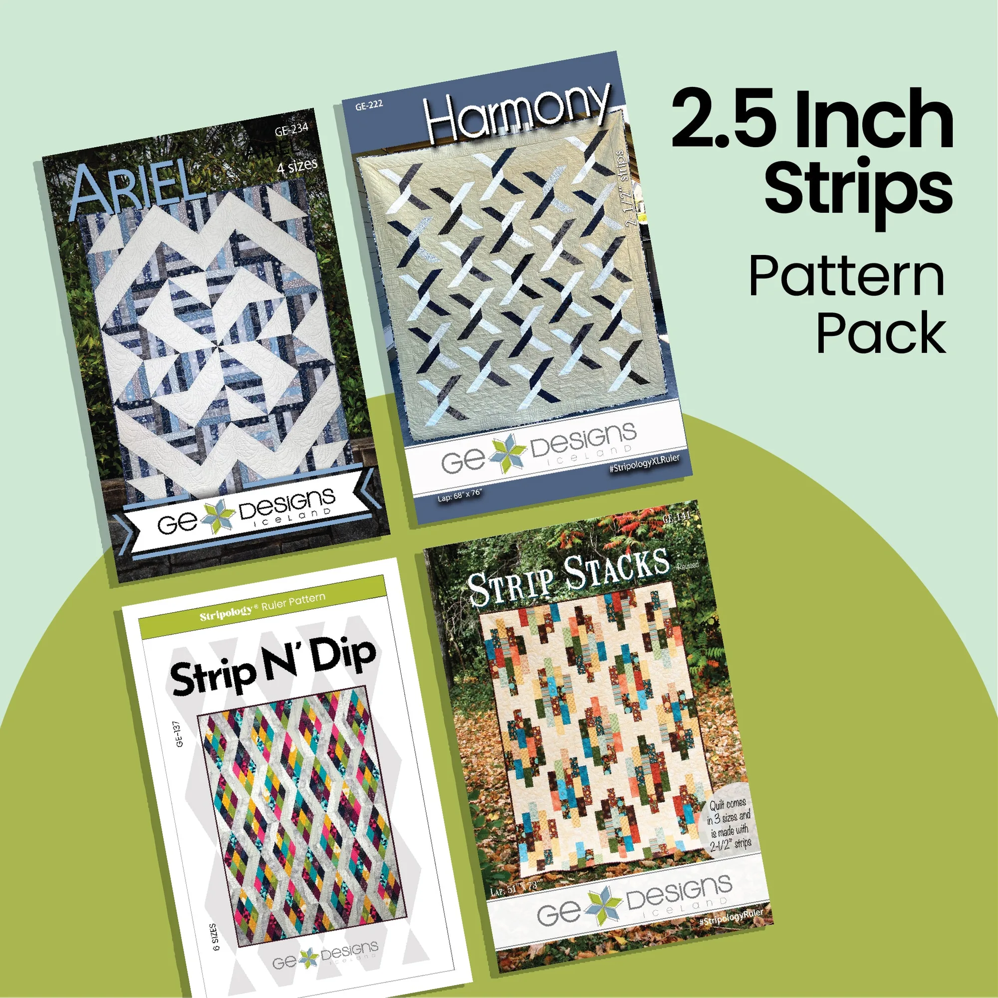 2.5 inch Strip Pattern Pack