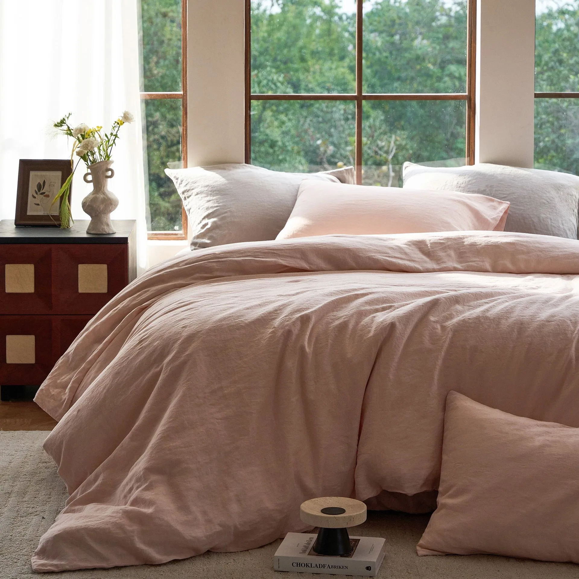 LuxeWeave Linen Duvet Cover