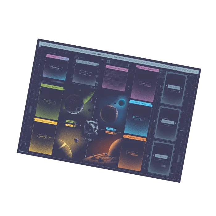 Moonrakers: Nomad Navigation Playmat