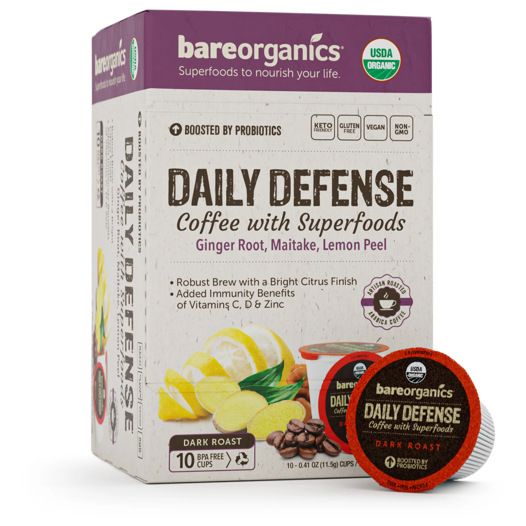 How to Brew Organic Daily Defense Coffee with Superfoods