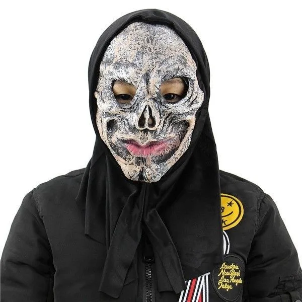 Halloween Stone-Faced Gargoyle Skull Mask