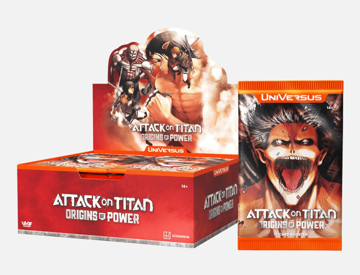 Attack on Titan Origins of Power Booster Pack: Inhoud