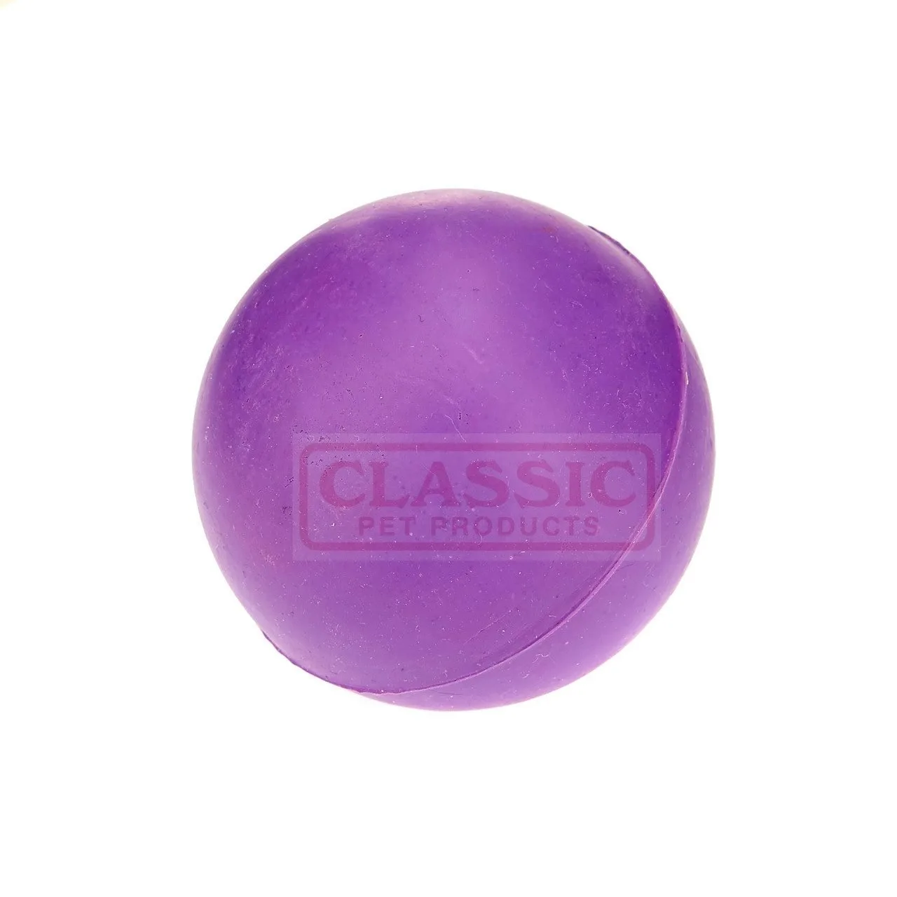 Dog Toy Solid Rubber Ball Medium – Purple | CLASSIC