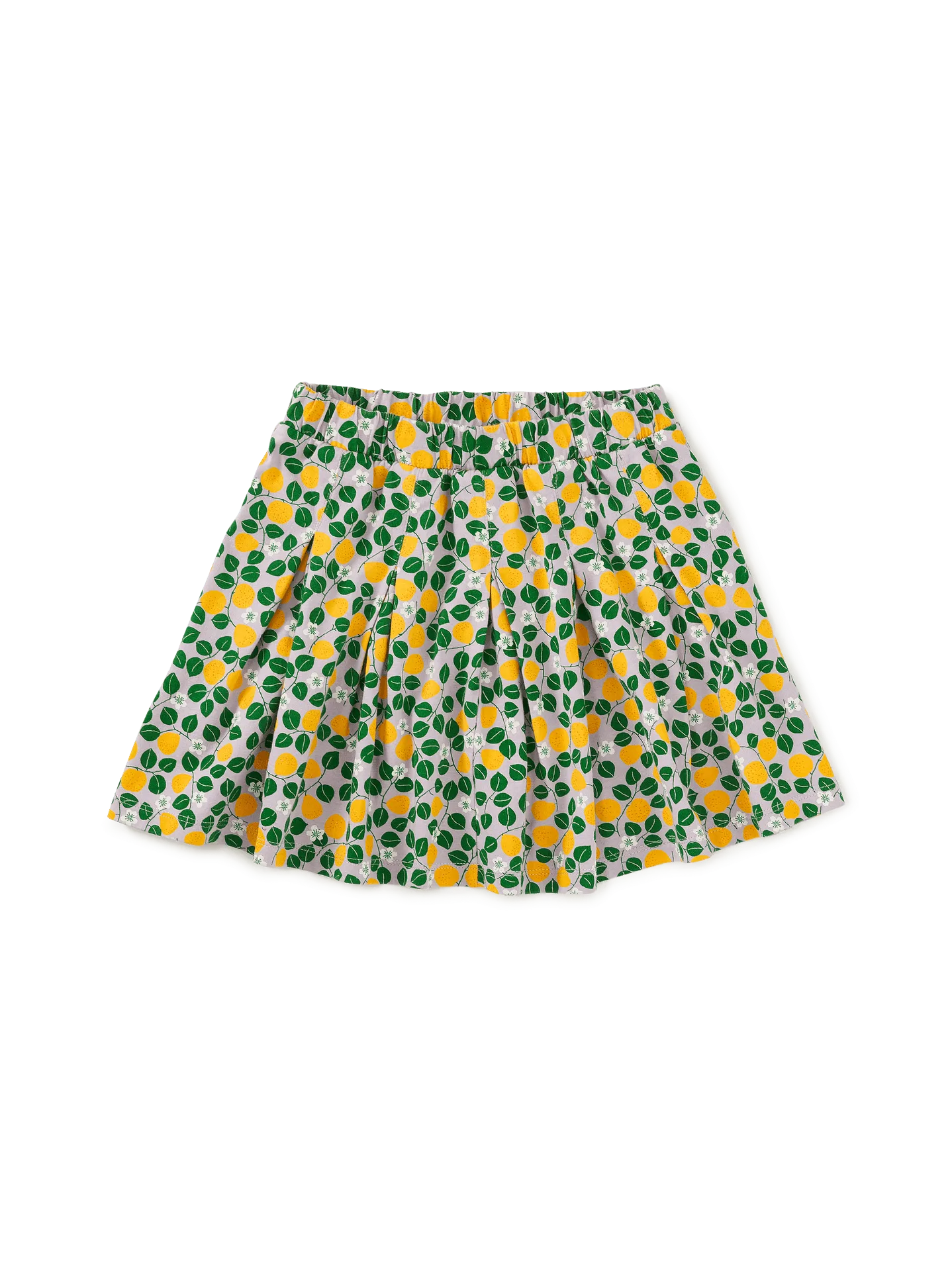 Pleated Jersey Skirt