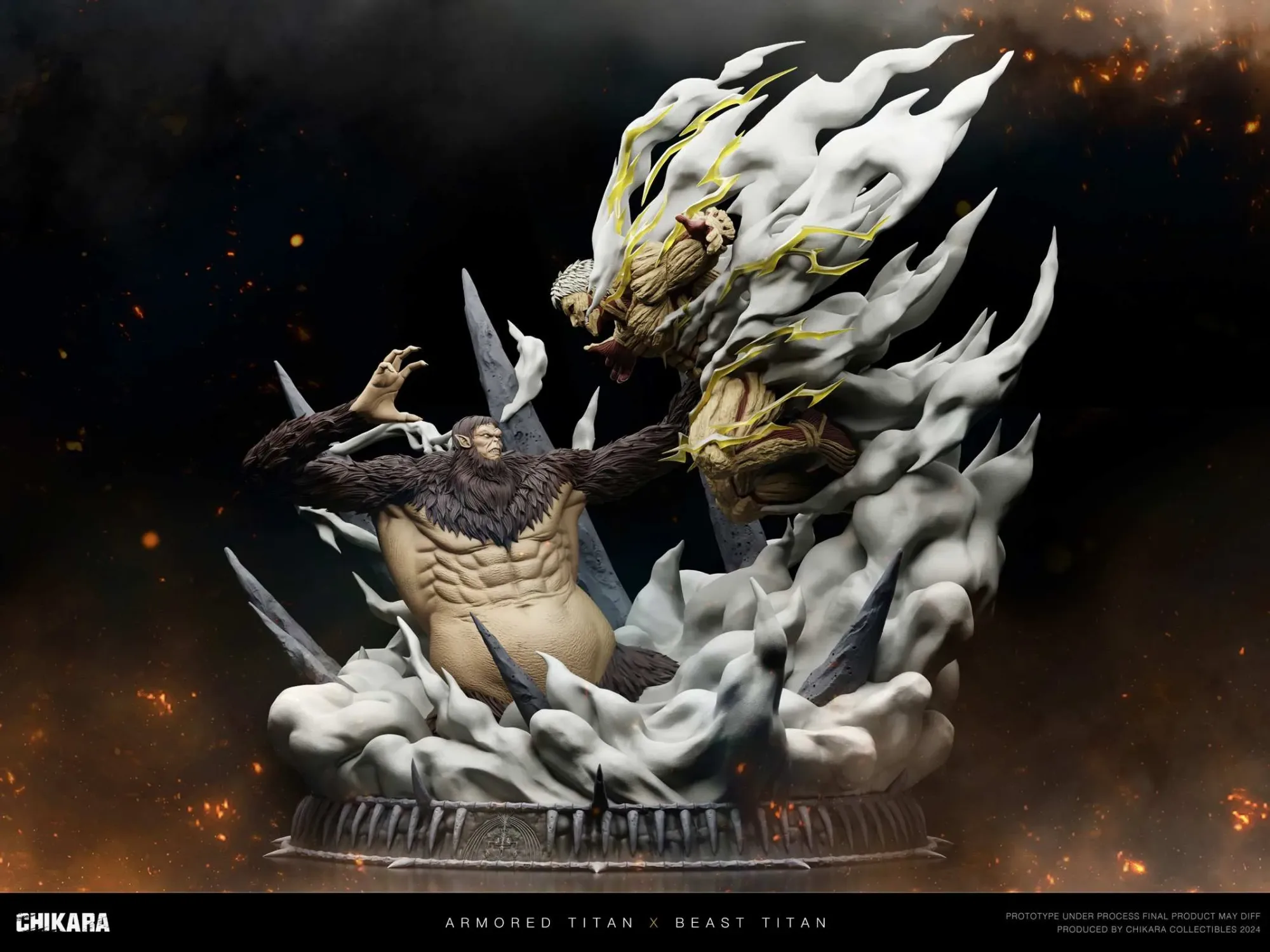 AOT LED-beeld: Originele vs. Anime-versie
