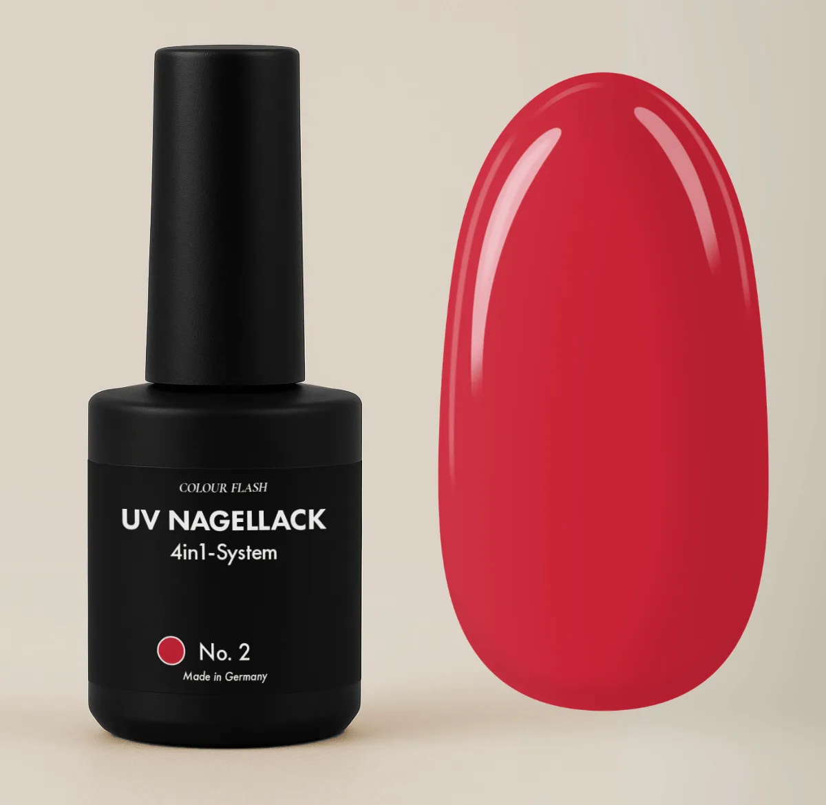 UV Nagellack 4in1 No. 2 vs No. 35: confronto tonalità rosse