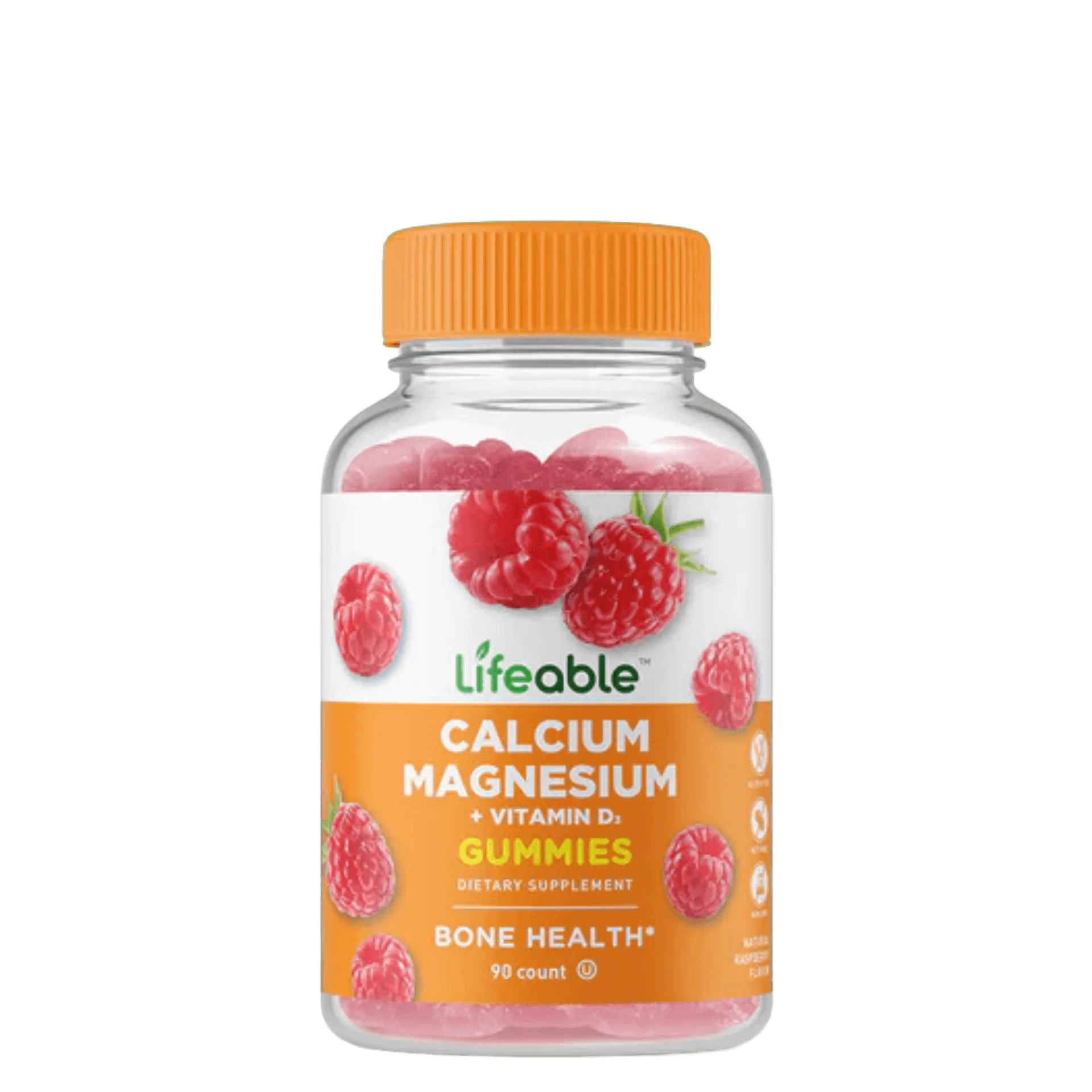 Gumové bonbony s vápníkem, hořčíkem a vitamínem D
