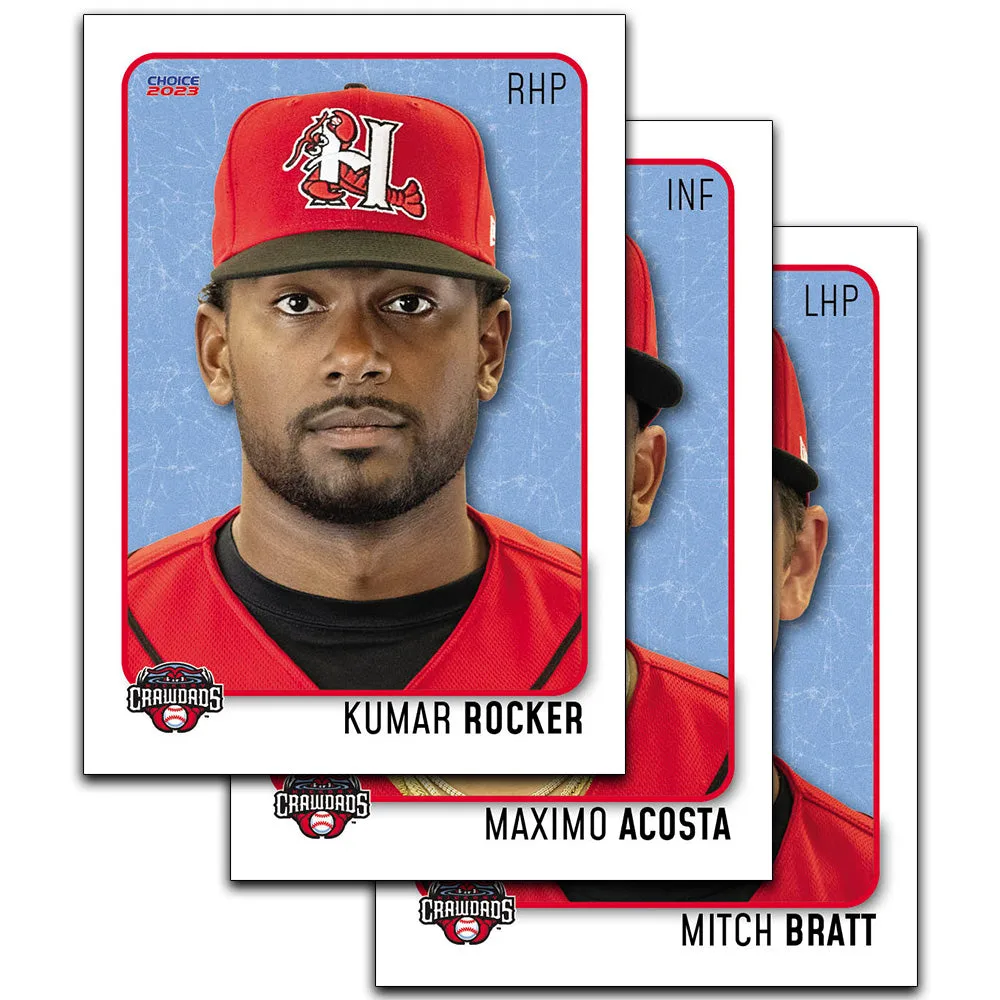 Incorniciare e conservare le carte Hickory Crawdads senza danni