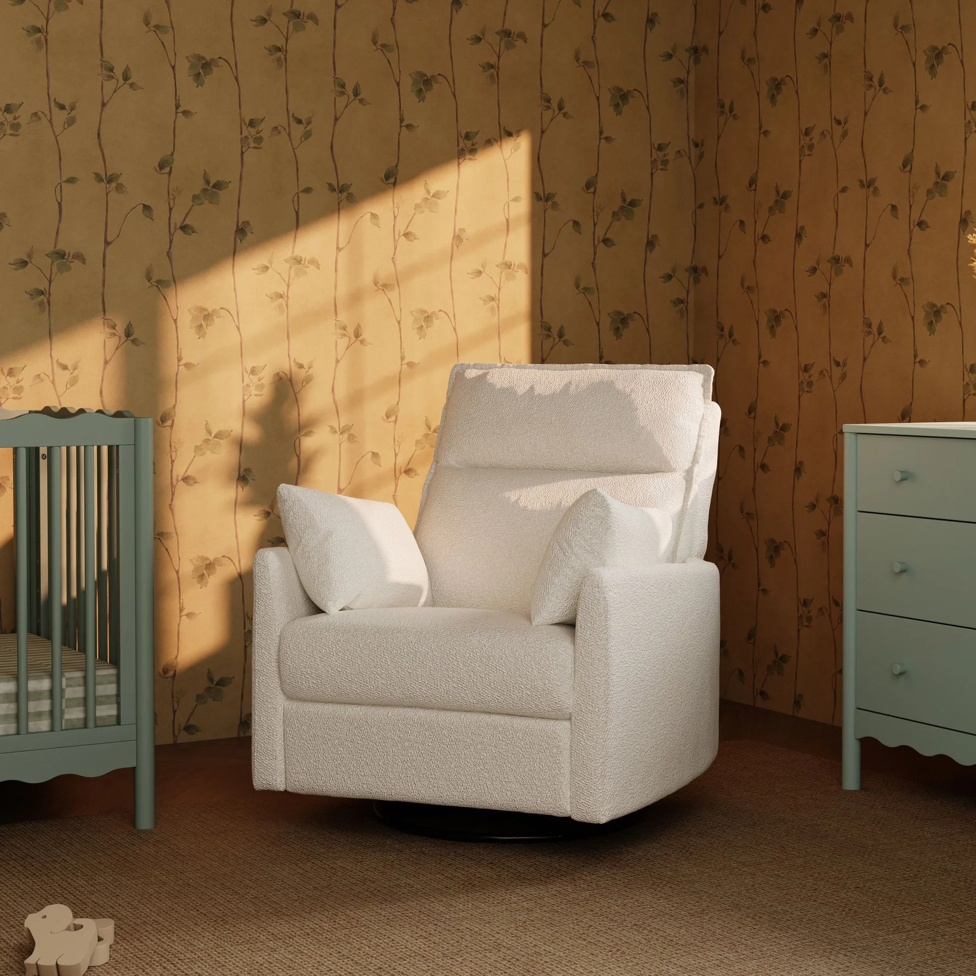 How to Clean and Maintain a Bouclé Nursery Ottoman or Chair