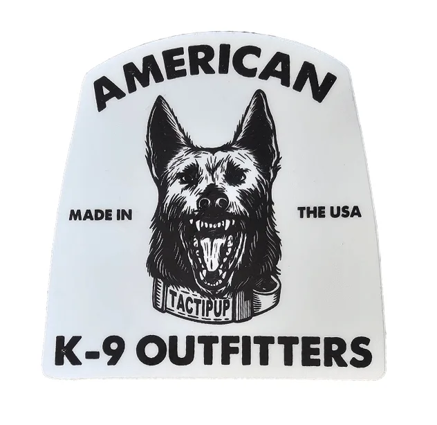Naklejka American K-9 Outfitters: zastosowania decala 3x3
