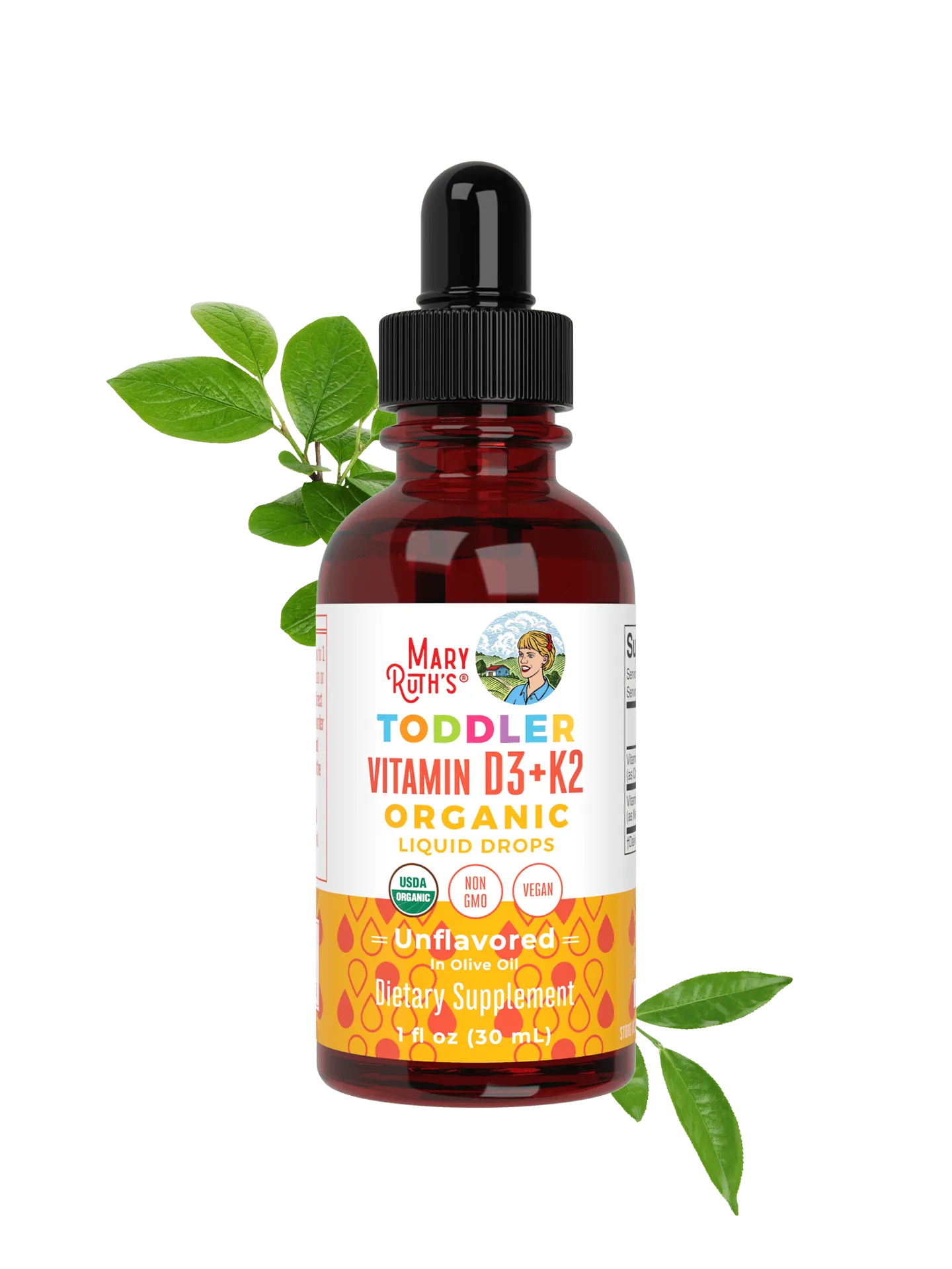 Toddler Vitamin D3+K2 Liquid Drops