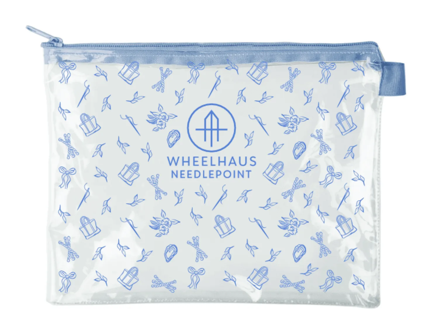 Our Story Print Klare Needlepoint-Projekttaschen